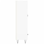vidaXL Dulap înalt, alb, 69,5x31x115 cm, lemn prelucrat