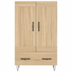 vidaXL Dulap înalt, stejar Sonoma, 69,5x31x115 cm, lemn prelucrat