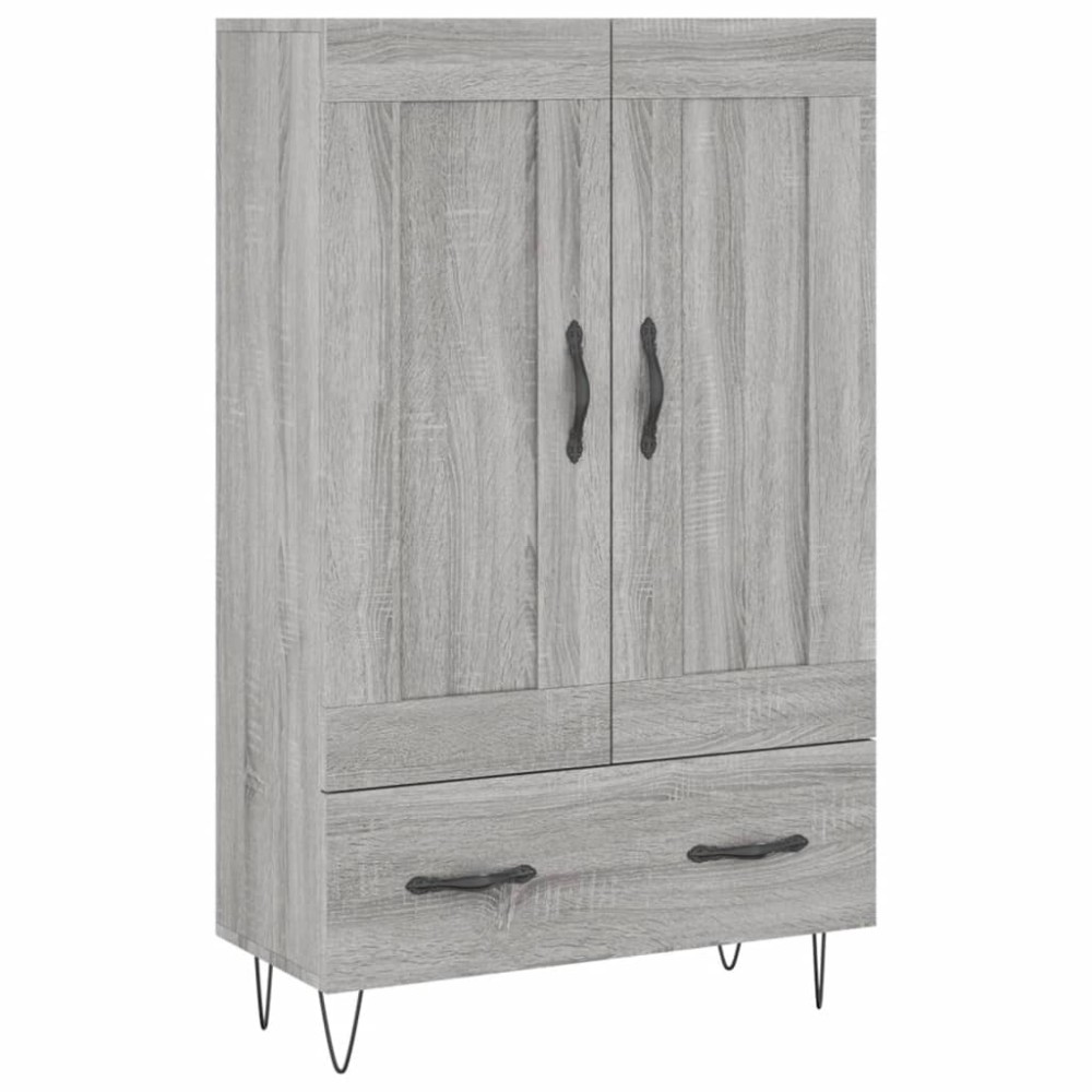 vidaXL Dulap gri Sonoma 69,5x31x115 cm, lemn prelucrat