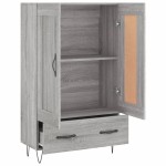 vidaXL Dulap gri Sonoma 69,5x31x115 cm, lemn prelucrat