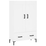 vidaXL Dulap înalt, alb, 69,5x31x115 cm, lemn prelucrat vidaXL Dulap înalt, alb, 69,5x31x115 cm, lemn prelucrat