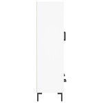 vidaXL Dulap înalt, alb, 69,5x31x115 cm, lemn prelucrat vidaXL Dulap înalt, alb, 69,5x31x115 cm, lemn prelucrat