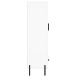 vidaXL Dulap înalt, alb, 69,5x31x115 cm, lemn prelucrat