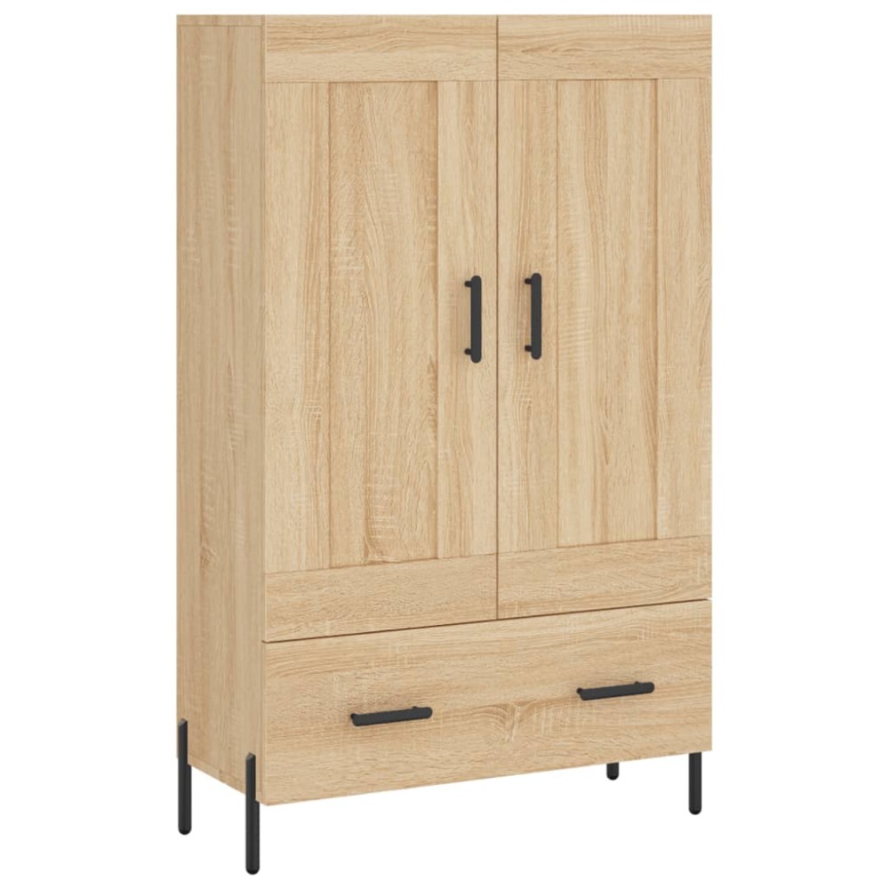 vidaXL Dulap înalt, stejar Sonoma, 69,5x31x115 cm, lemn prelucrat