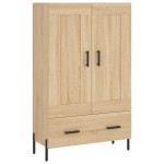 vidaXL Dulap înalt, stejar Sonoma, 69,5x31x115 cm, lemn prelucrat