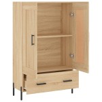 vidaXL Dulap înalt, stejar Sonoma, 69,5x31x115 cm, lemn prelucrat