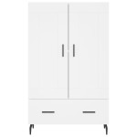 vidaXL Dulap înalt, alb, 69,5x31x115 cm, lemn prelucrat vidaXL Dulap înalt, alb, 69,5x31x115 cm, lemn prelucrat