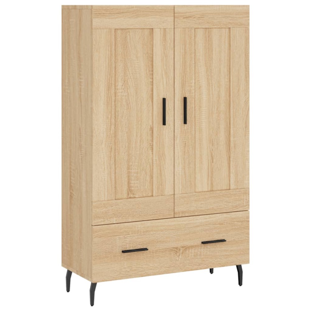 vidaXL Dulap înalt, stejar Sonoma, 69,5x31x115 cm, lemn prelucrat