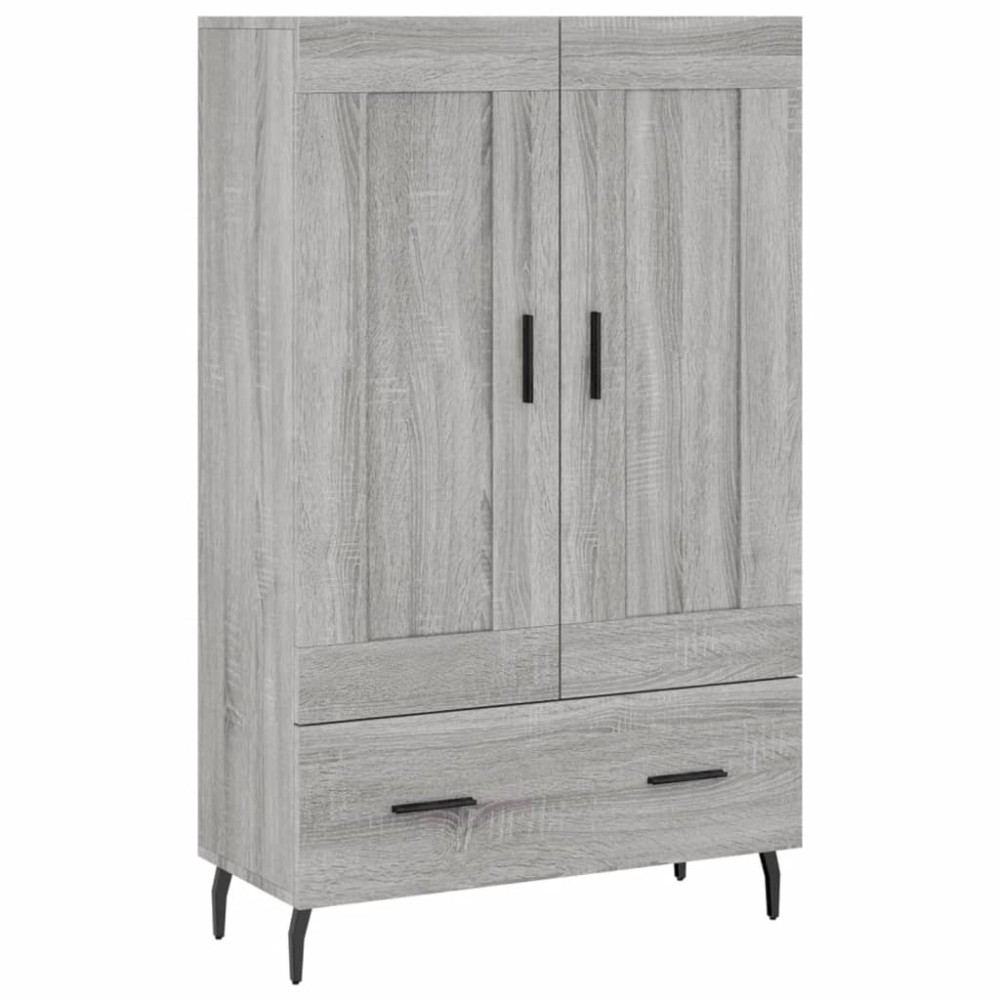 vidaXL Dulap gri Sonoma 69,5x31x115 cm, lemn prelucrat
