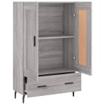 vidaXL Dulap gri Sonoma 69,5x31x115 cm, lemn prelucrat