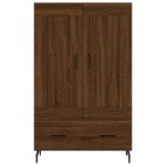vidaXL Dulap înalt, stejar maro, 69,5x31x115 cm, lemn prelucrat