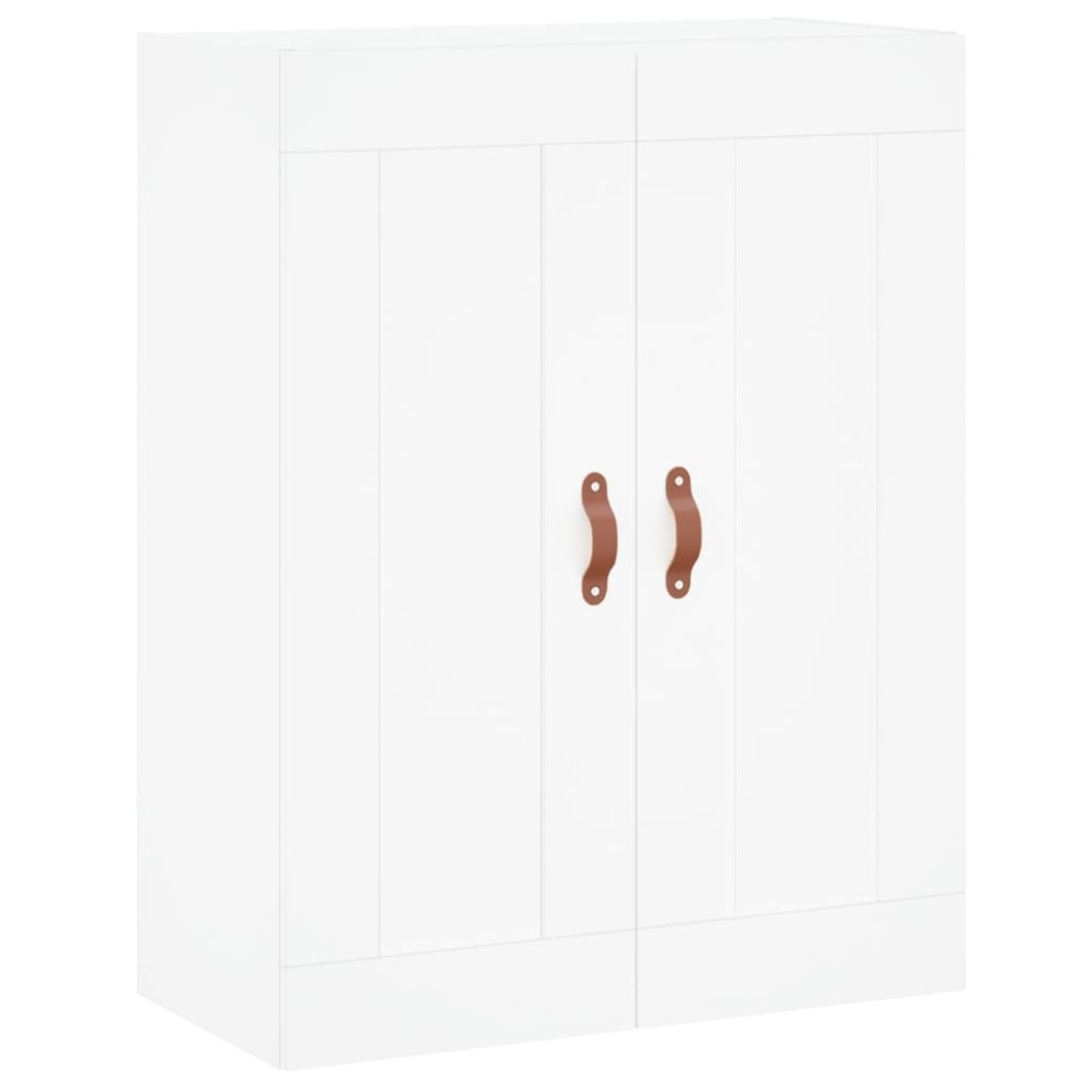 vidaXL Dulap montat pe perete, alb, 69,5x34x90 cm, lemn prelucrat