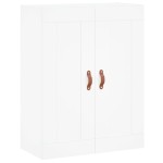 vidaXL Dulap montat pe perete, alb, 69,5x34x90 cm, lemn prelucrat