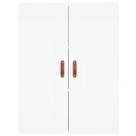 vidaXL Dulap montat pe perete, alb, 69,5x34x90 cm, lemn prelucrat