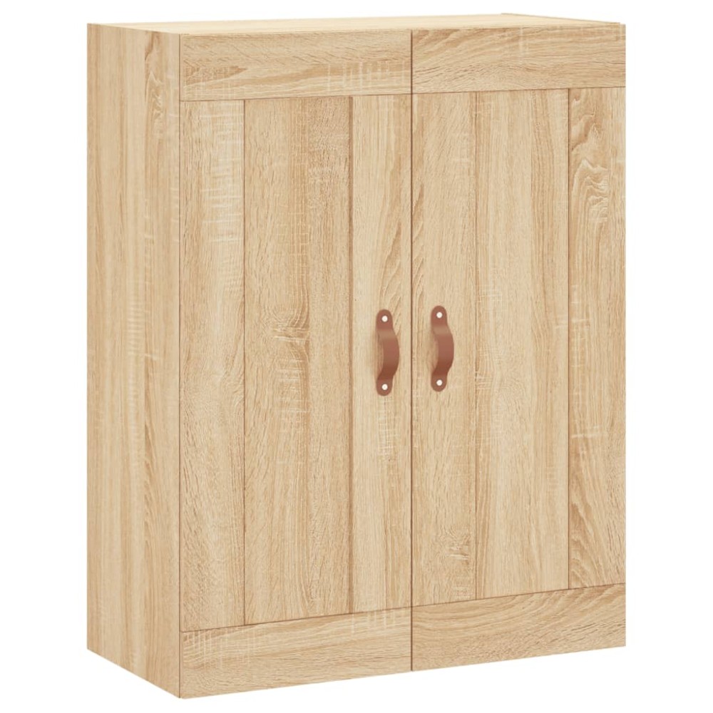 vidaXL Dulap TV pe perete stejar sonoma, 69,5x34x90 cm, lemn prelucrat