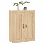 vidaXL Dulap TV pe perete stejar sonoma, 69,5x34x90 cm, lemn prelucrat