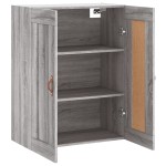 vidaXL Dulap pe perete, sonoma gri, 69,5x34x90 cm, lemn prelucrat vidaXL Dulap pe perete, sonoma gri, 69,5x34x90 cm, lemn prelucrat