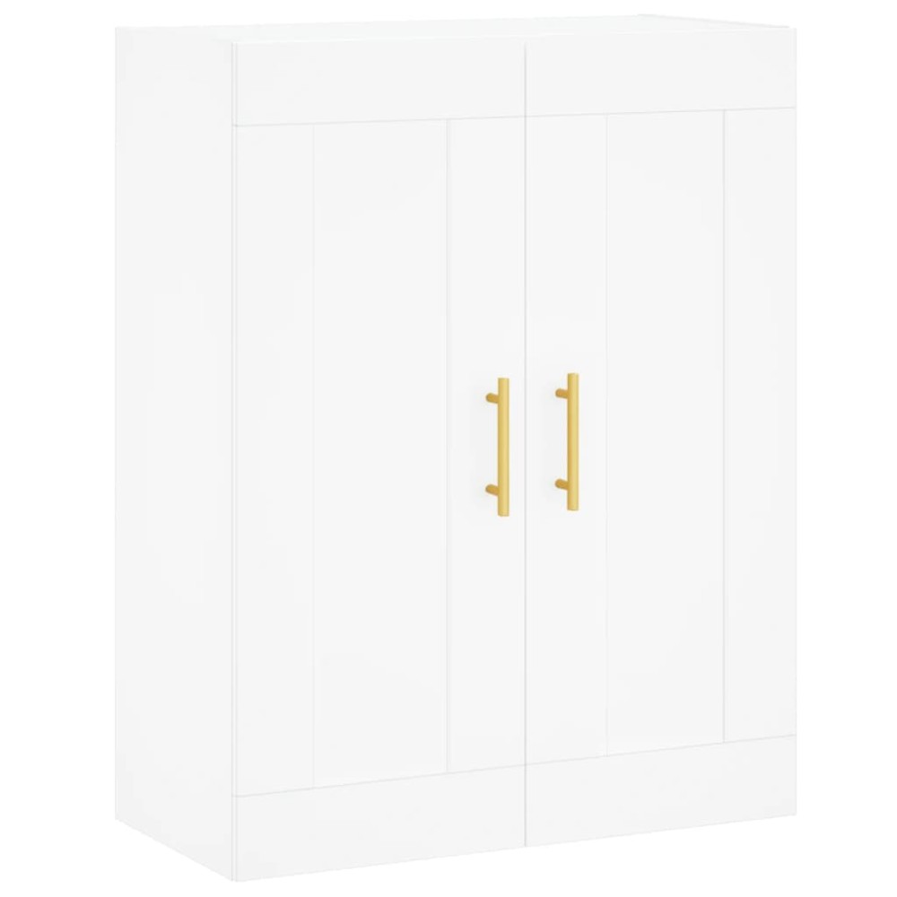 vidaXL Dulap montat pe perete, alb, 69,5x34x90 cm, lemn prelucrat