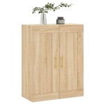 vidaXL Dulap TV pe perete stejar sonoma, 69,5x34x90 cm, lemn prelucrat
