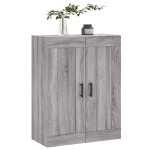 vidaXL Dulap pe perete, sonoma gri, 69,5x34x90 cm, lemn prelucrat