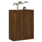 vidaXL Dulap pe perete, stejar maro, 69,5x34x90 cm, lemn prelucrat