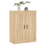vidaXL Dulap TV pe perete stejar sonoma, 69,5x34x90 cm, lemn prelucrat