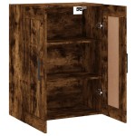 vidaXL Dulap pe perete, stejar afumat, 69,5x34x90 cm, lemn prelucrat