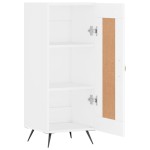 vidaXL Servantă, alb, 34,5x34x90 cm, lemn compozit vidaXL Servantă, alb, 34,5x34x90 cm, lemn compozit