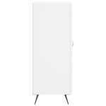 vidaXL Servantă, alb, 34,5x34x90 cm, lemn compozit vidaXL Servantă, alb, 34,5x34x90 cm, lemn compozit