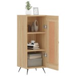 vidaXL Servantă, stejar sonoma, 34,5x34x90 cm, lemn compozit vidaXL Servantă, stejar sonoma, 34,5x34x90 cm, lemn compozit