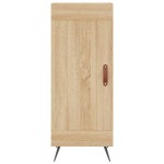 vidaXL Servantă, stejar sonoma, 34,5x34x90 cm, lemn compozit vidaXL Servantă, stejar sonoma, 34,5x34x90 cm, lemn compozit