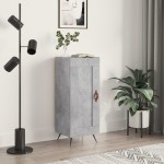 vidaXL Servantă, gri beton, 34,5x34x90 cm, lemn compozit vidaXL Servantă, gri beton, 34,5x34x90 cm, lemn compozit