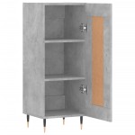 vidaXL Servantă, gri beton, 34,5x34x90 cm, lemn compozit vidaXL Servantă, gri beton, 34,5x34x90 cm, lemn compozit
