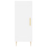 vidaXL Servantă, alb, 34,5x34x90 cm, lemn compozit vidaXL Servantă, alb, 34,5x34x90 cm, lemn compozit