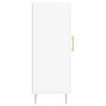 vidaXL Servantă, alb, 34,5x34x90 cm, lemn compozit vidaXL Servantă, alb, 34,5x34x90 cm, lemn compozit