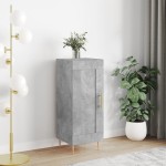 vidaXL Servantă, gri beton, 34,5x34x90 cm, lemn compozit vidaXL Servantă, gri beton, 34,5x34x90 cm, lemn compozit