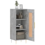 vidaXL Servantă, gri beton, 34,5x34x90 cm, lemn compozit vidaXL Servantă, gri beton, 34,5x34x90 cm, lemn compozit