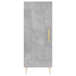 vidaXL Servantă, gri beton, 34,5x34x90 cm, lemn compozit vidaXL Servantă, gri beton, 34,5x34x90 cm, lemn compozit