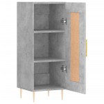 vidaXL Servantă, gri beton, 34,5x34x90 cm, lemn compozit vidaXL Servantă, gri beton, 34,5x34x90 cm, lemn compozit