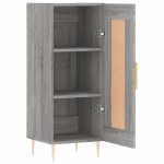 vidaXL Servantă, gri sonoma, 34,5x34x90 cm, lemn compozit vidaXL Servantă, gri sonoma, 34,5x34x90 cm, lemn compozit