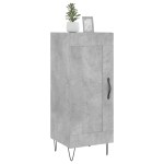 vidaXL Servantă, gri beton, 34,5x34x90 cm, lemn compozit