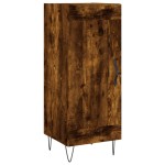 vidaXL Servantă, stejar fumuriu, 34,5x34x90 cm, lemn compozit vidaXL Servantă, stejar fumuriu, 34,5x34x90 cm, lemn compozit