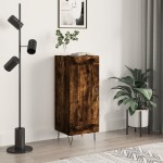 vidaXL Servantă, stejar fumuriu, 34,5x34x90 cm, lemn compozit vidaXL Servantă, stejar fumuriu, 34,5x34x90 cm, lemn compozit