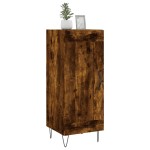 vidaXL Servantă, stejar fumuriu, 34,5x34x90 cm, lemn compozit vidaXL Servantă, stejar fumuriu, 34,5x34x90 cm, lemn compozit