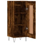 vidaXL Servantă, stejar fumuriu, 34,5x34x90 cm, lemn compozit vidaXL Servantă, stejar fumuriu, 34,5x34x90 cm, lemn compozit