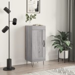 vidaXL Servantă, gri sonoma, 34,5x34x90 cm, lemn compozit vidaXL Servantă, gri sonoma, 34,5x34x90 cm, lemn compozit