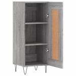 vidaXL Servantă, gri sonoma, 34,5x34x90 cm, lemn compozit vidaXL Servantă, gri sonoma, 34,5x34x90 cm, lemn compozit