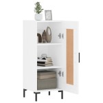 vidaXL Servantă, alb, 34,5x34x90 cm, lemn compozit vidaXL Servantă, alb, 34,5x34x90 cm, lemn compozit