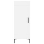 vidaXL Servantă, alb, 34,5x34x90 cm, lemn compozit vidaXL Servantă, alb, 34,5x34x90 cm, lemn compozit