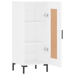 vidaXL Servantă, alb, 34,5x34x90 cm, lemn compozit vidaXL Servantă, alb, 34,5x34x90 cm, lemn compozit